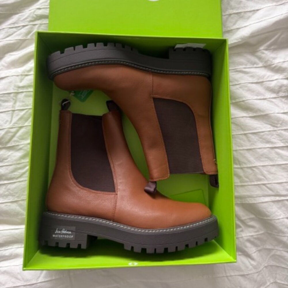 NWT Brown Leather Boots [Sam Edelman]